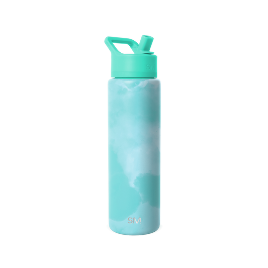 Summit Water Bottle with Straw Lid